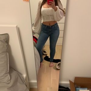 AG denim low rise skinny jeans size 25